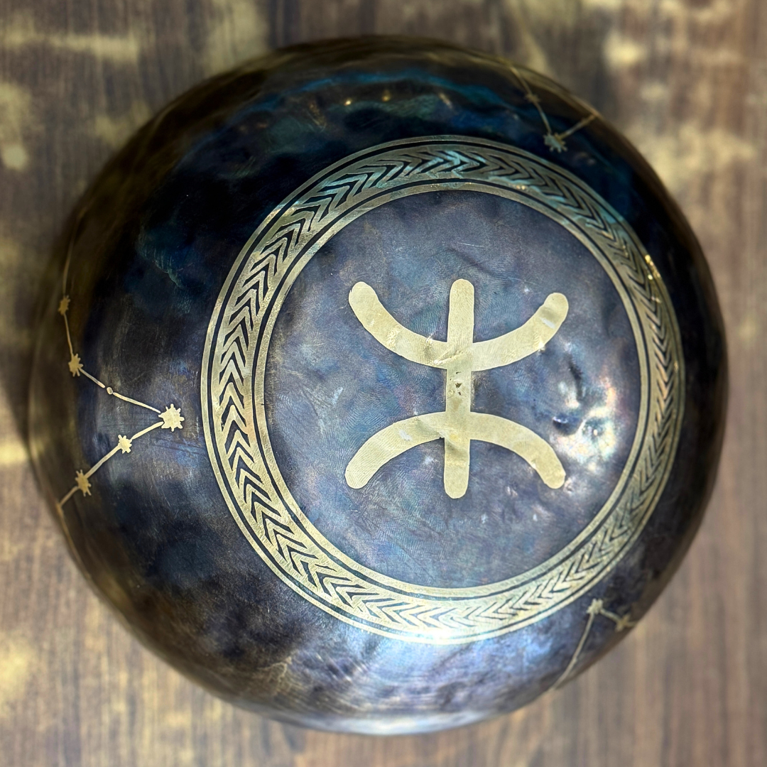 The Pisces Singing Bowl - 9 inch Large | Handmade In Nepal