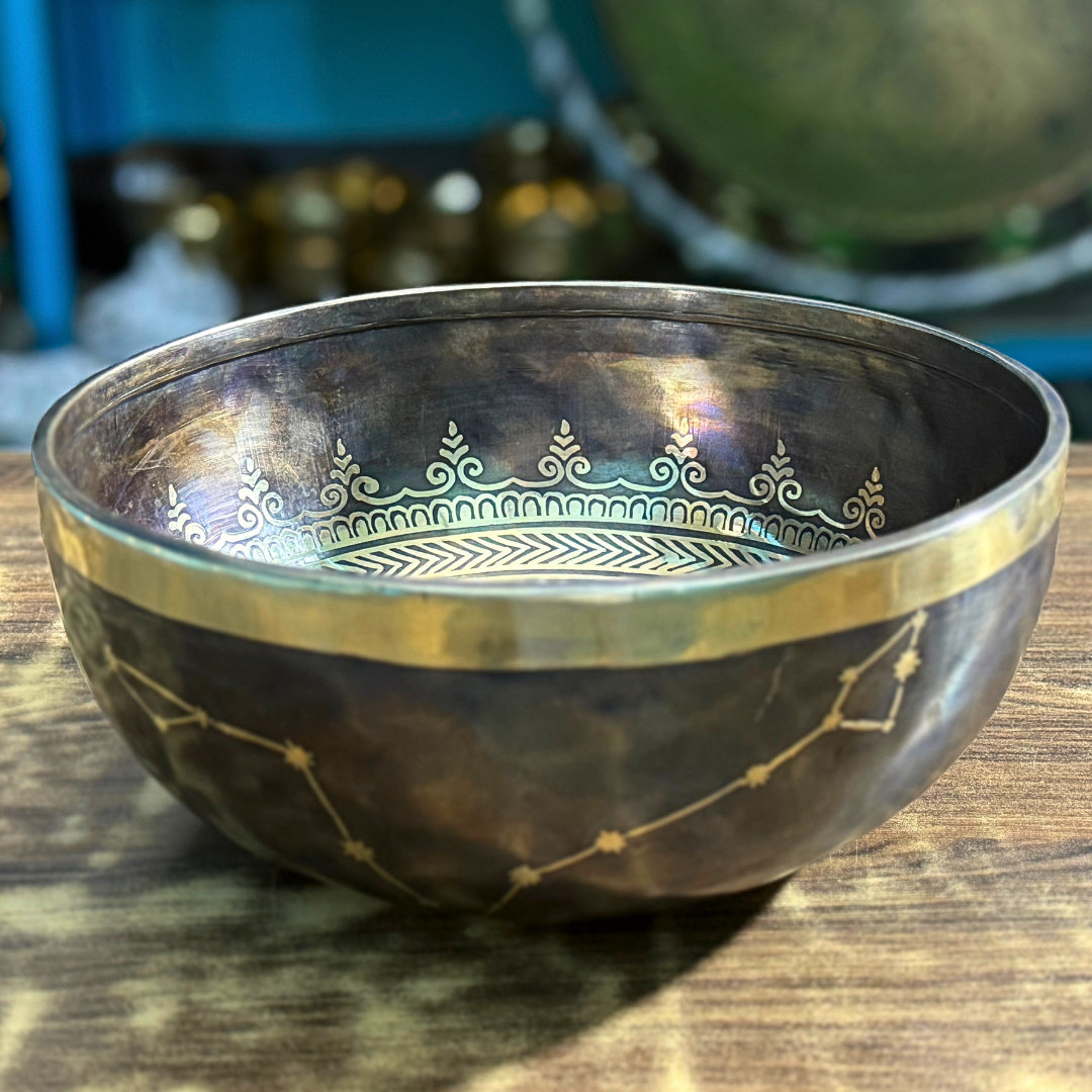 The Pisces Singing Bowl - 9 inch Large | Handmade In Nepal