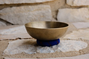 The Manipuri Bowl:  Unique 5.75 Inch Handmade Bronze Singing Bowl From Nepal