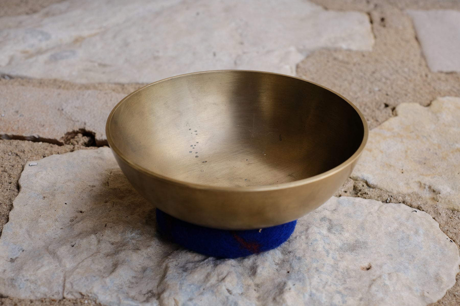 The Manipuri Bowl:  Unique 5.75 Inch Handmade Bronze Singing Bowl From Nepal