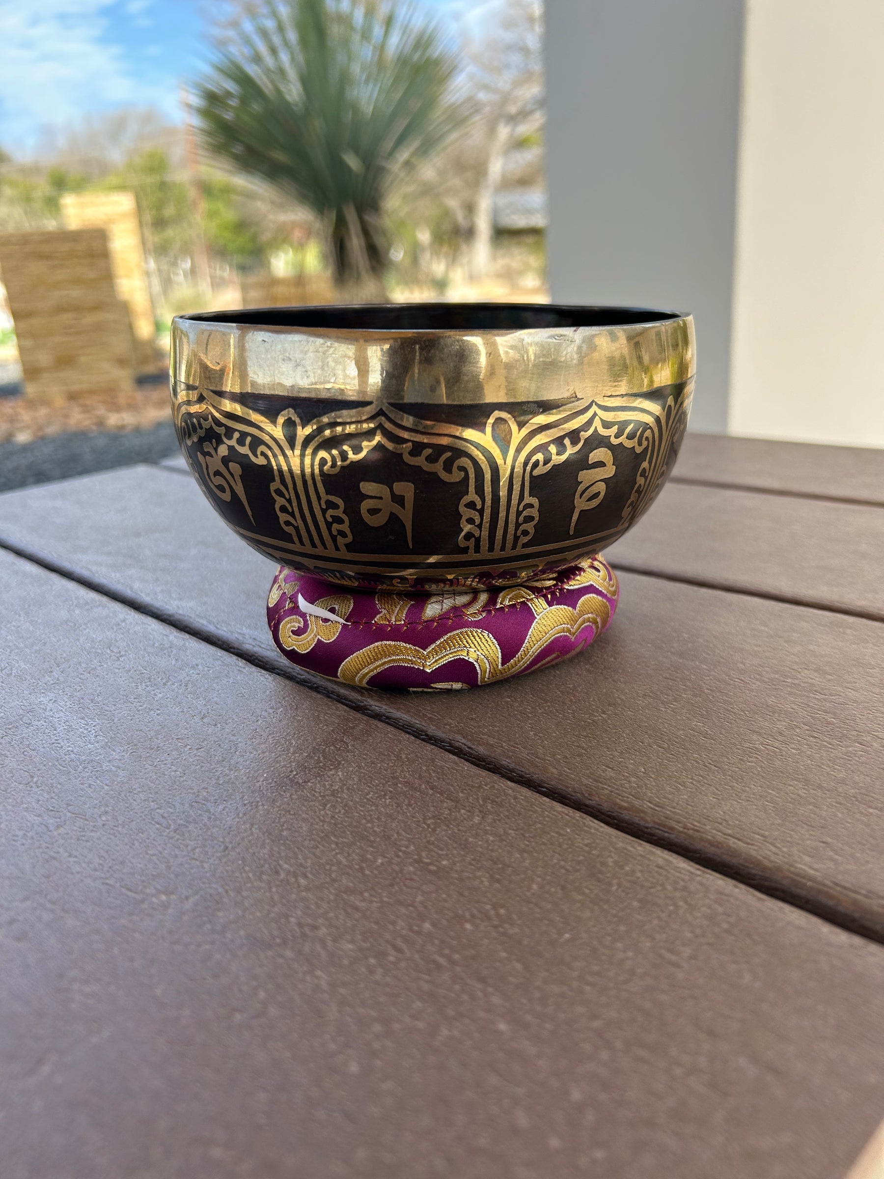 The Mantra Weaver: 6inch 4th Octave Bronze Singing Bowl