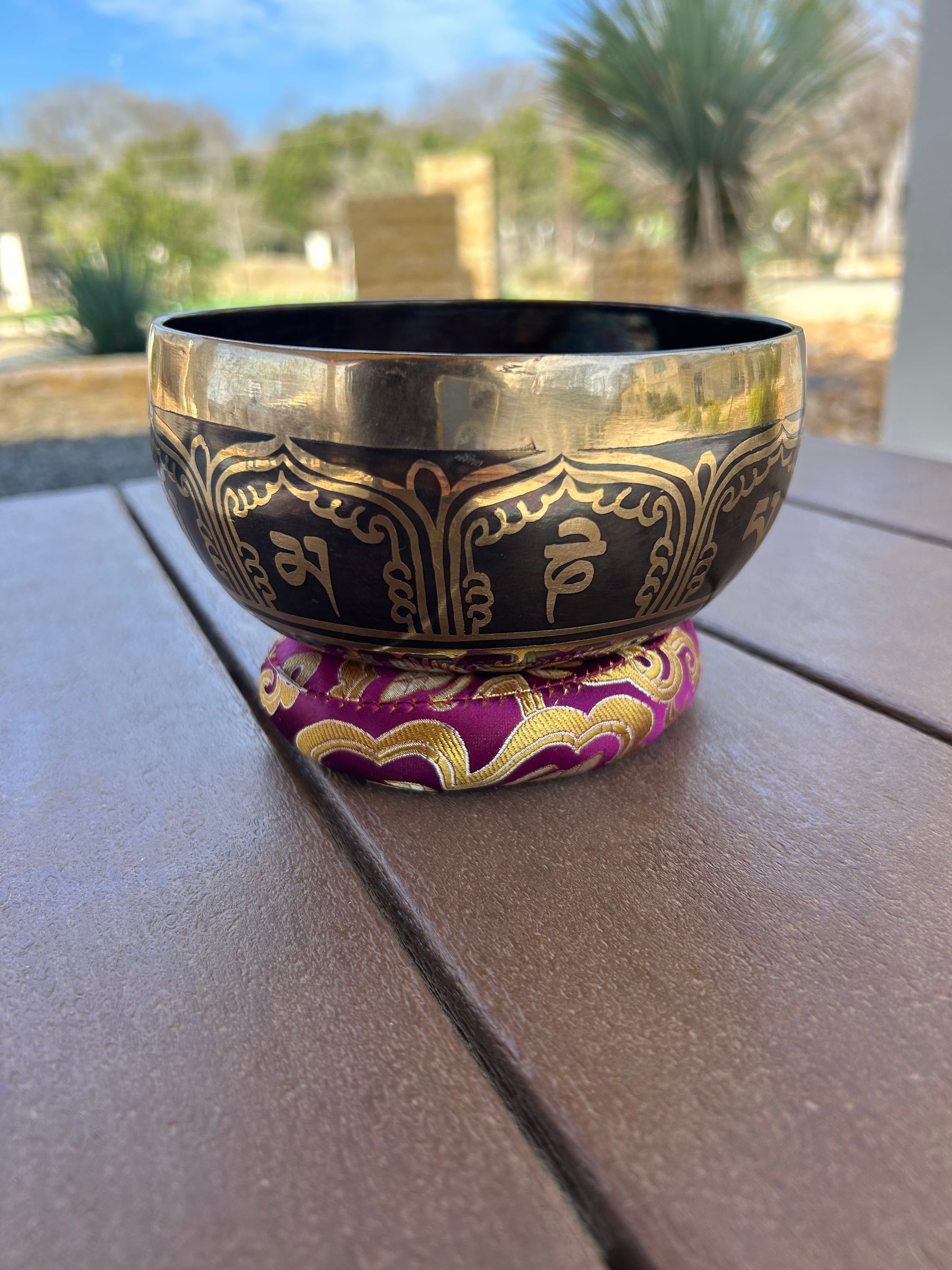 The Mantra Weaver: 6inch 4th Octave Bronze Singing Bowl