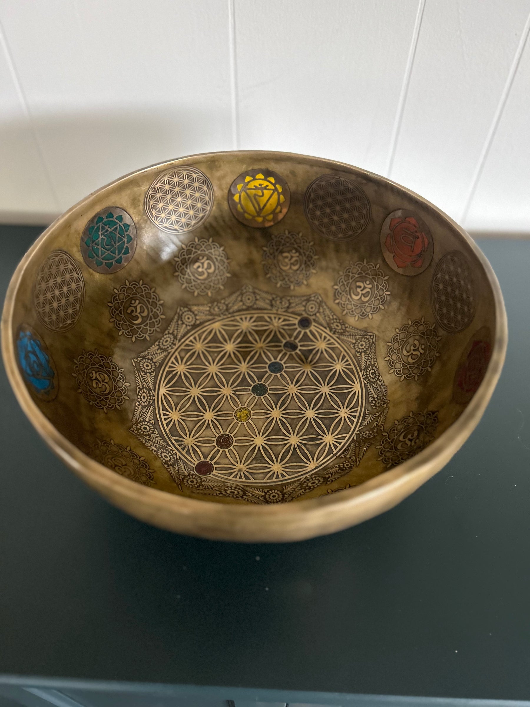 Presale Now Open: Gem Of The Garden Bowl: Extra Large 13 Inch Bronze Handmade Singing Bowl