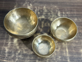 Octave & Fifth Trio: 3-Bowl Set of C4, G4 and C5