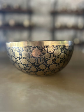 The Flower Bowl: Limited Release 8.5 Inch Bespoke Singing Bowl