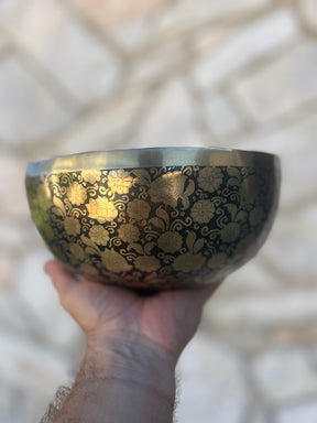 The Flower Bowl: Limited Release 8.5 Inch Bespoke Singing Bowl