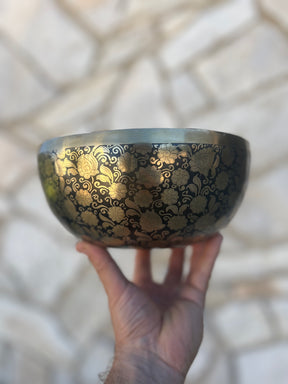 The Flower Bowl: Limited Release 8.5 Inch Bespoke Singing Bowl