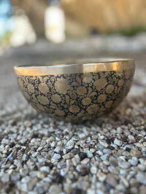 The Flower Bowl: Limited Release 8.5 Inch Bespoke Singing Bowl