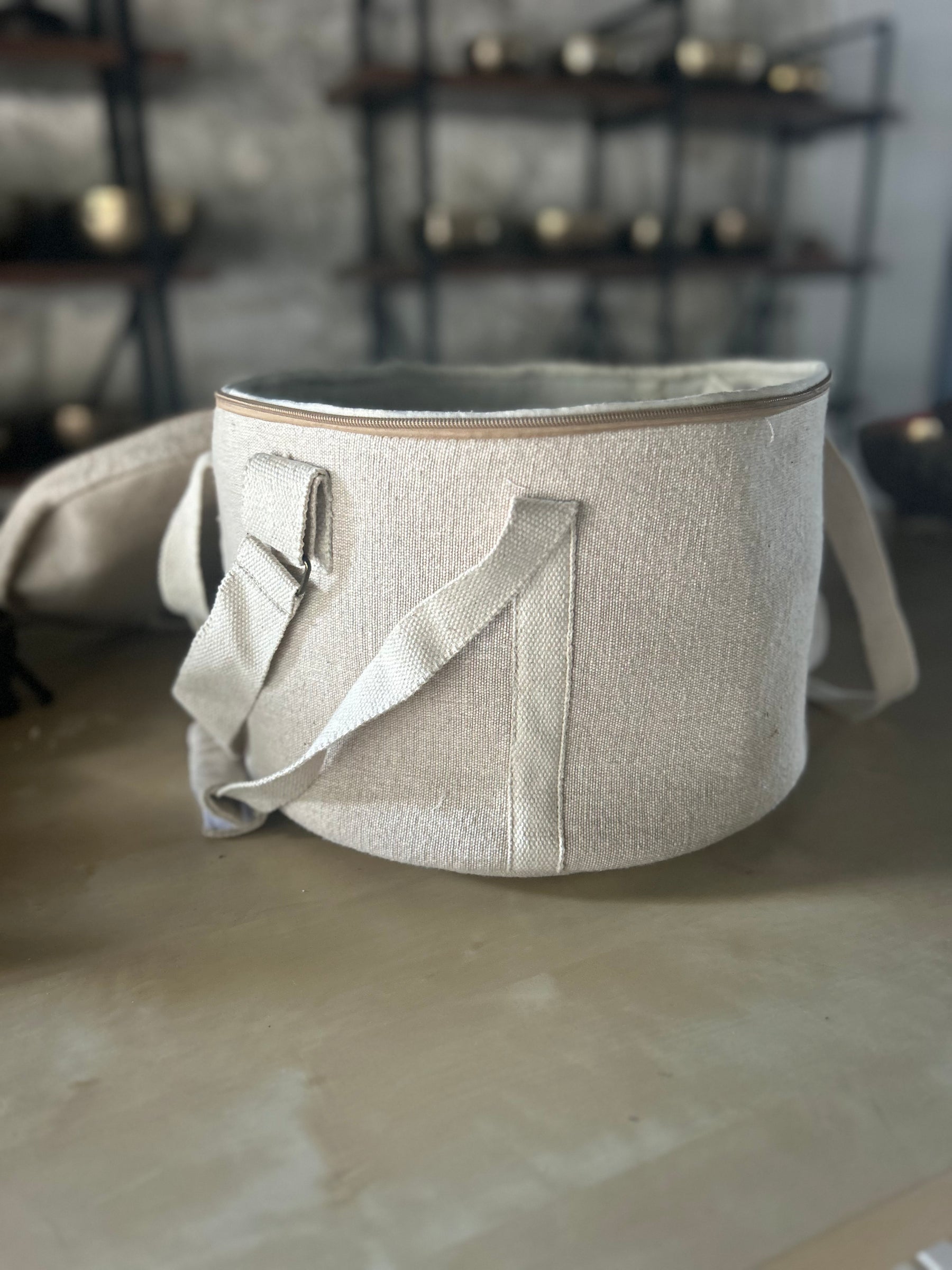 Handmade Singing Bowl Bag: Fits Up To 12 Inch Bowls