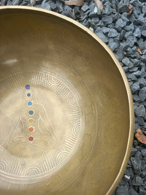 The Lady of Life Bowl Colors | 10.25" Hand-Painted Chakra Collection - Limited Release of 11