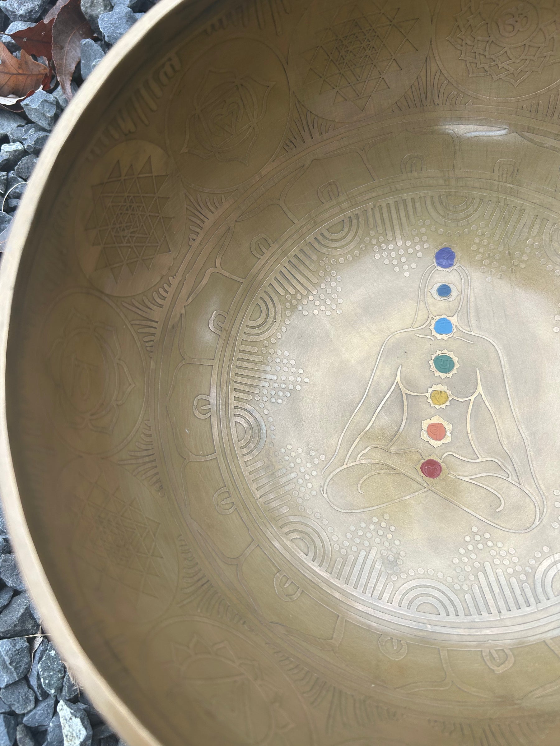 The Lady of Life Bowl Colors | 10.25" Hand-Painted Chakra Collection - Limited Release of 11