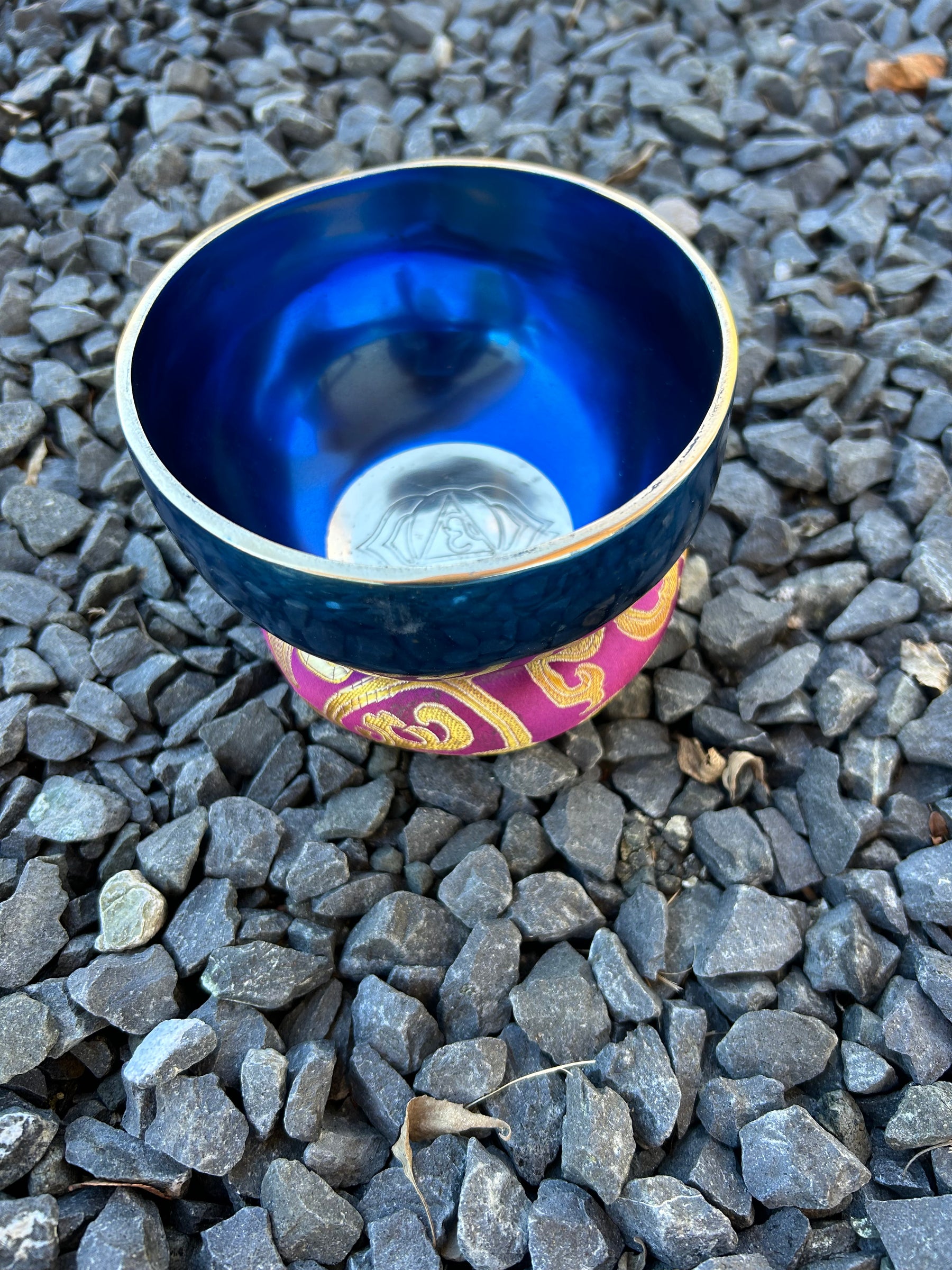 4.75 Inch 4th Octave A-Note Third Eye Chakra Bowl - Series of 4