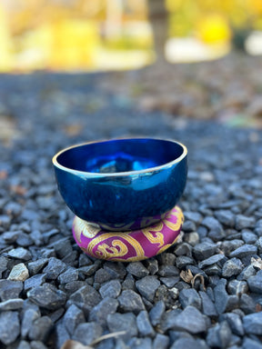 4.75 Inch 4th Octave A-Note Third Eye Chakra Bowl - Series of 4