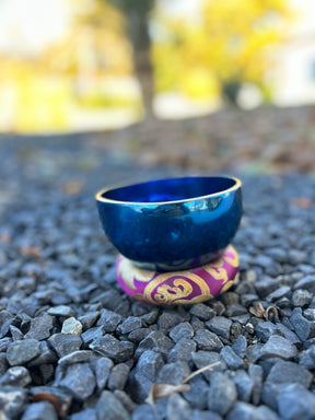 4.75 Inch 4th Octave A-Note Third Eye Chakra Bowl - Series of 4