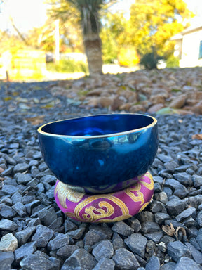 4.75 Inch 4th Octave A-Note Third Eye Chakra Bowl - Series of 4