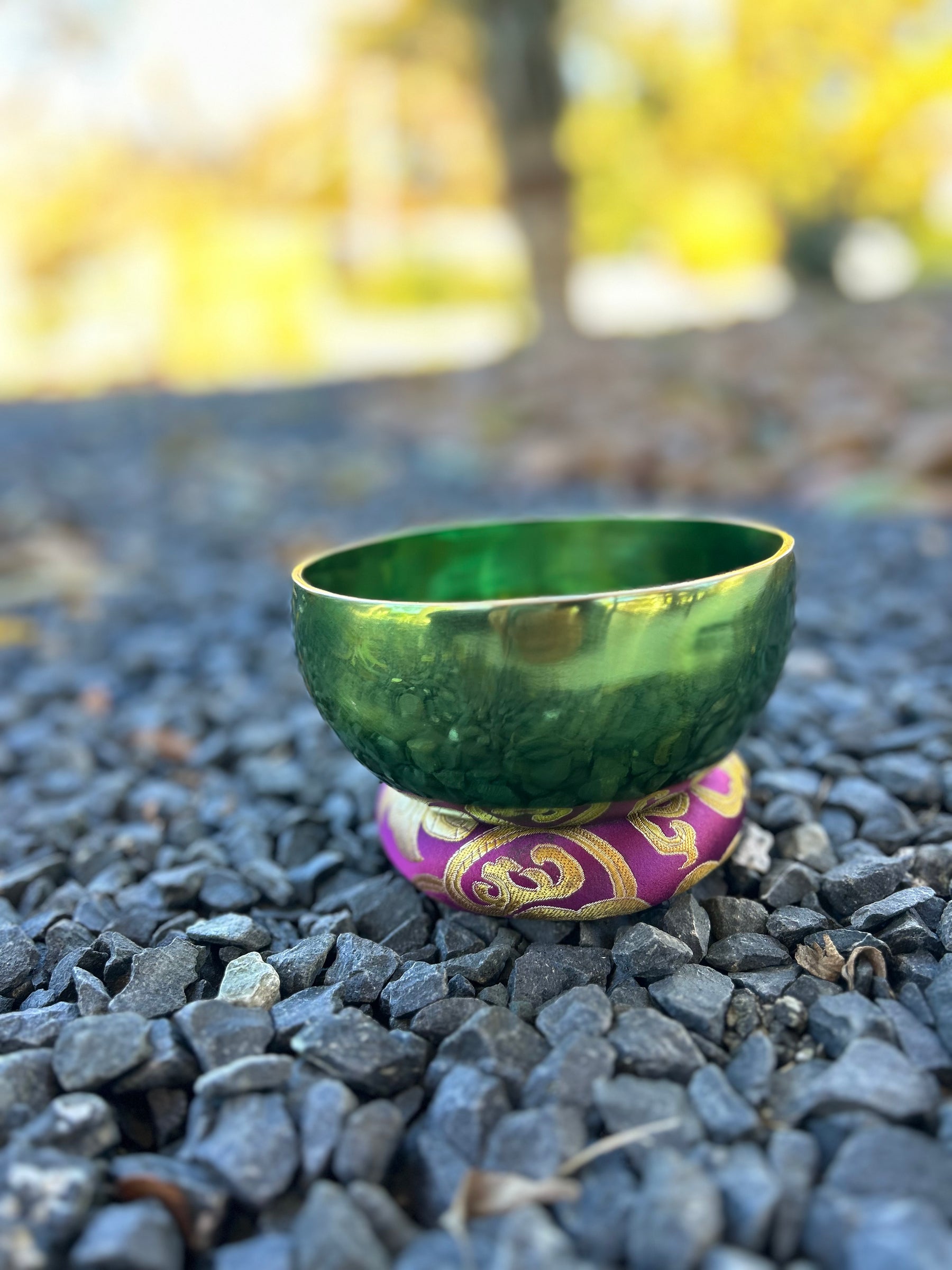 5.5 Inch 4th Octave F-Note Heart Chakra Bowl - Series of 4