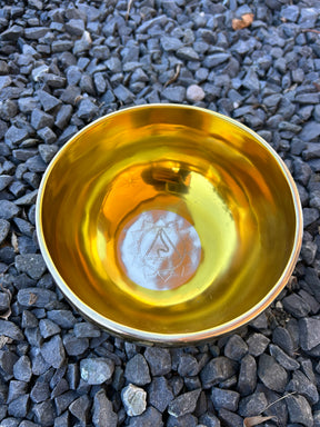 5.75 Inch 4th Octave E-Note Solar Plexus Chakra Bowl - Series of 4